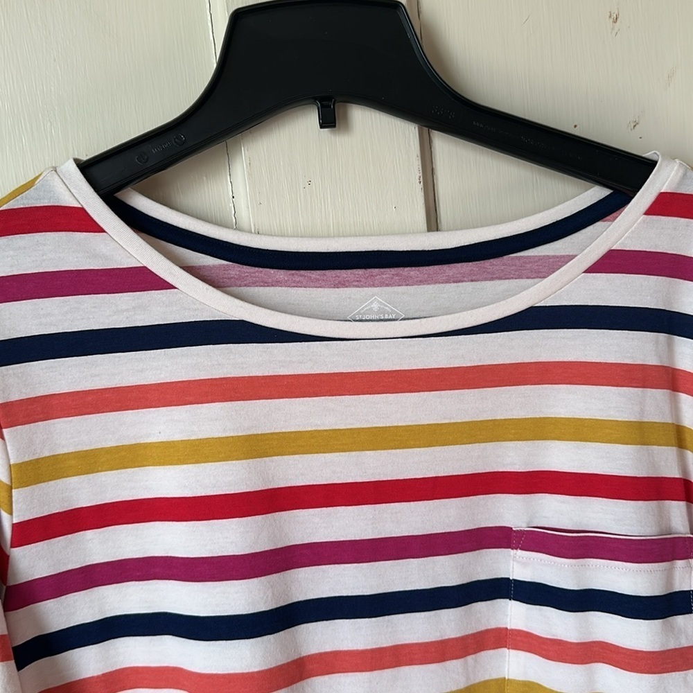 St Johns Bay 0x striped shirt - Picture 3 of 4